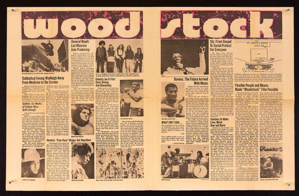 Woodstock Original Vintage Movie Poster