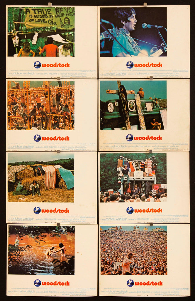 Woodstock Lobby Card Set (8-11x14) Original Vintage Movie Poster