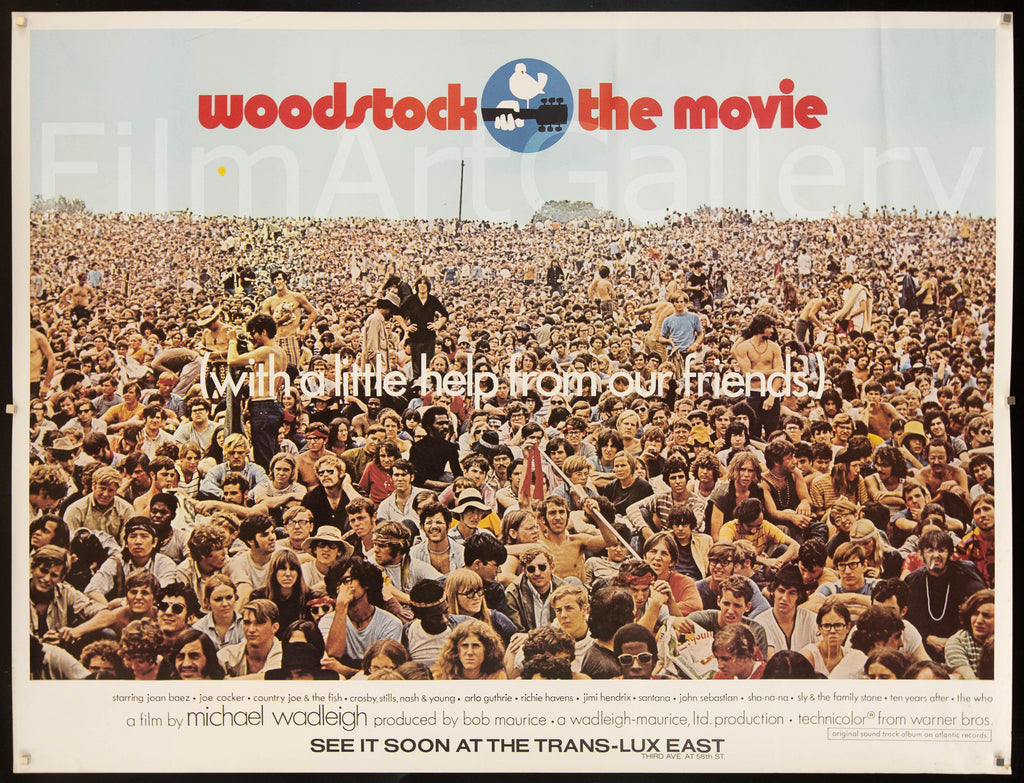 Woodstock Subway 2 Sheet (45x59) Original Vintage Movie Poster