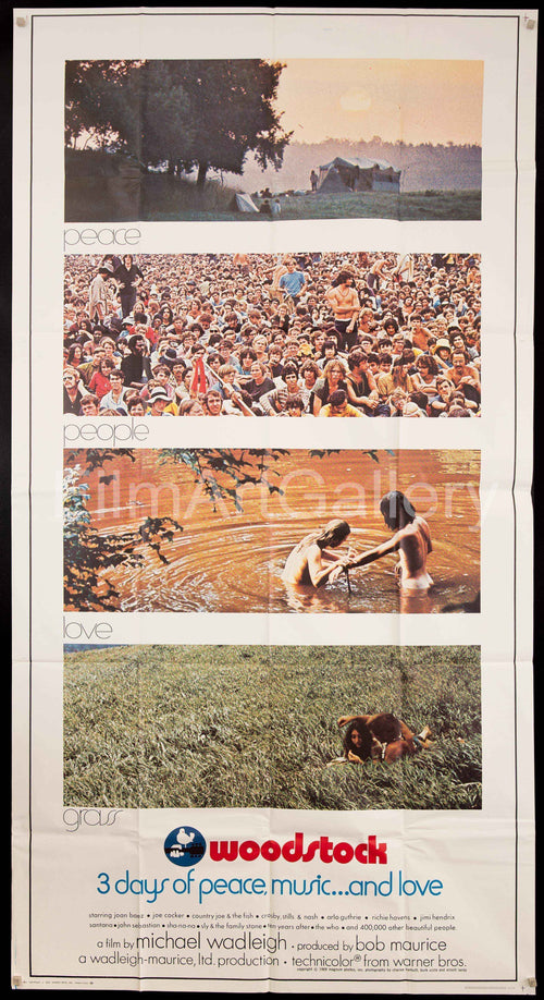 Woodstock Original Vintage Movie Poster