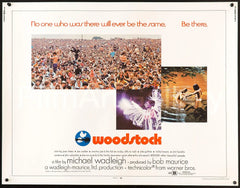 Woodstock Movie Poster 1970 Half Sheet (22x28)