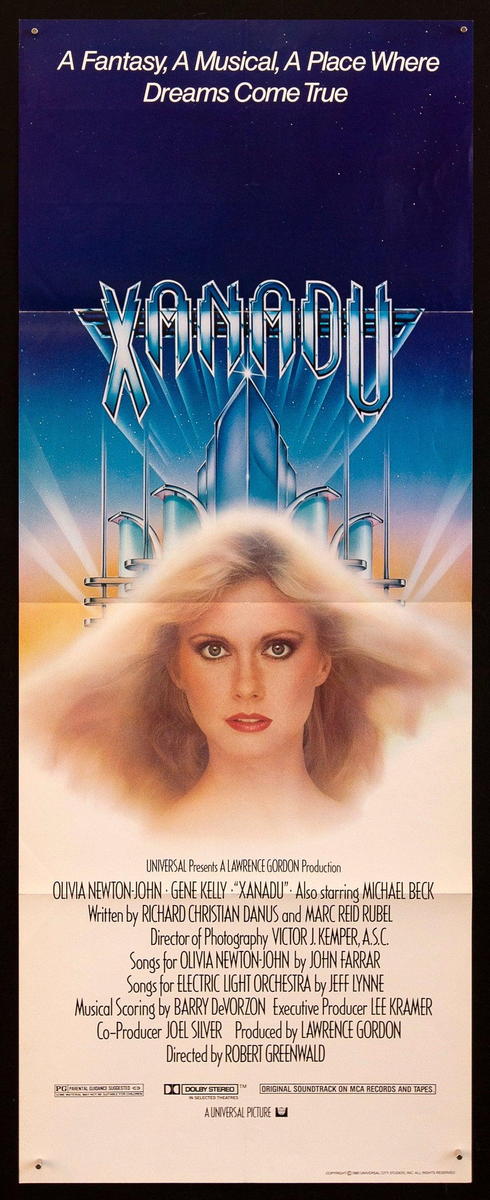 Xanadu Insert (14x36) Original Vintage Movie Poster