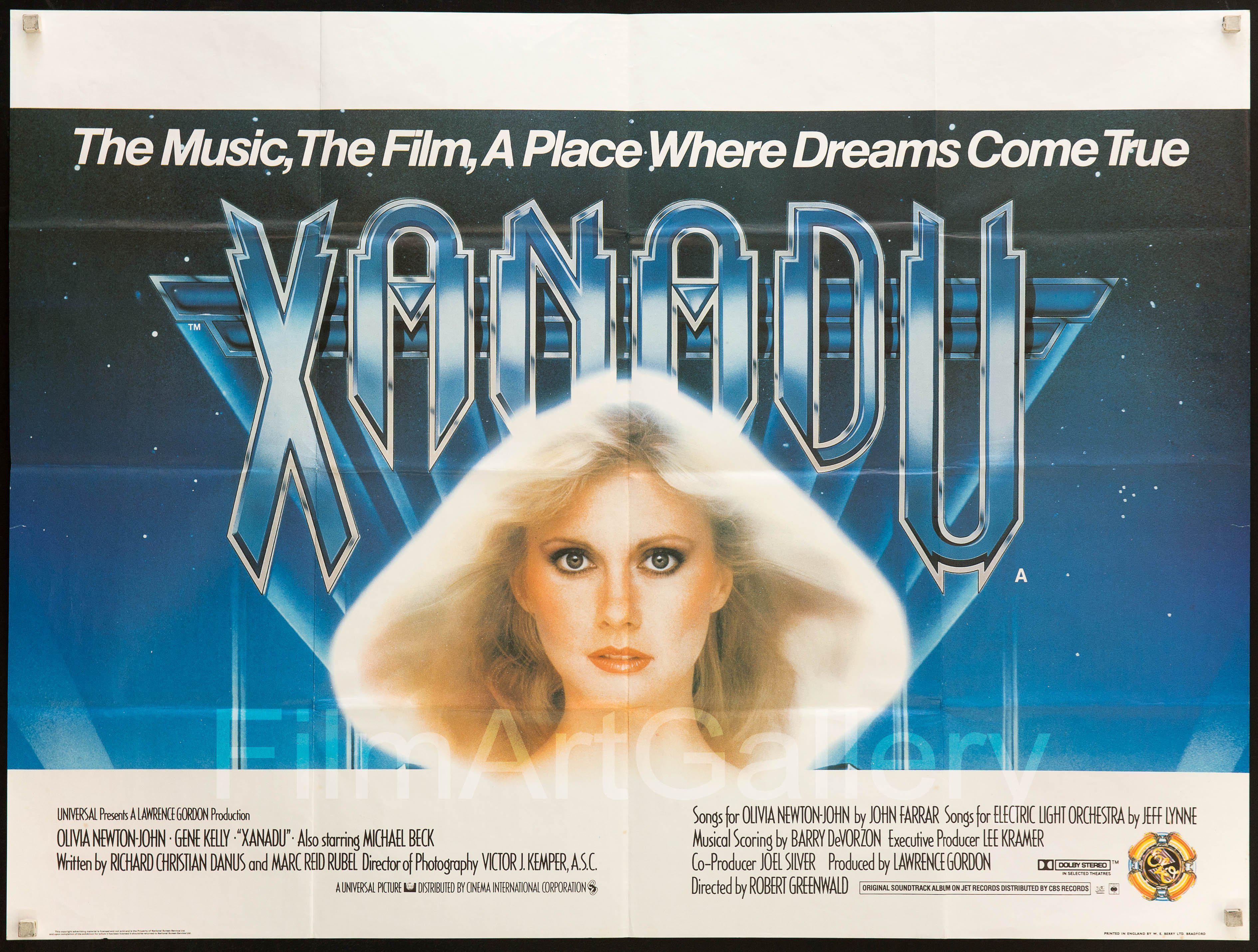 Xanadu Movie Poster 1980 British Quad (30x40)