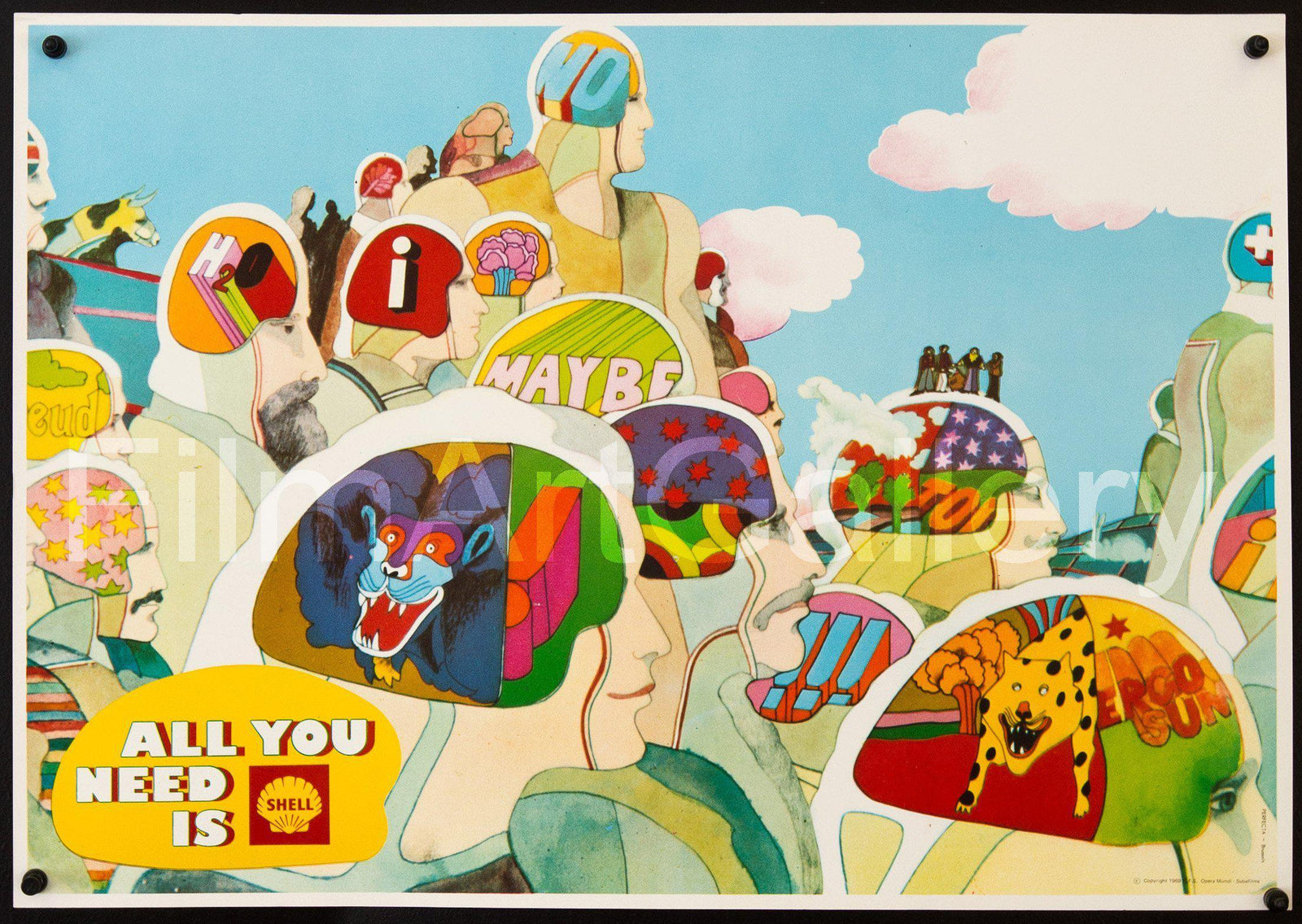 Yellow Submarine Original Vintage Movie Poster