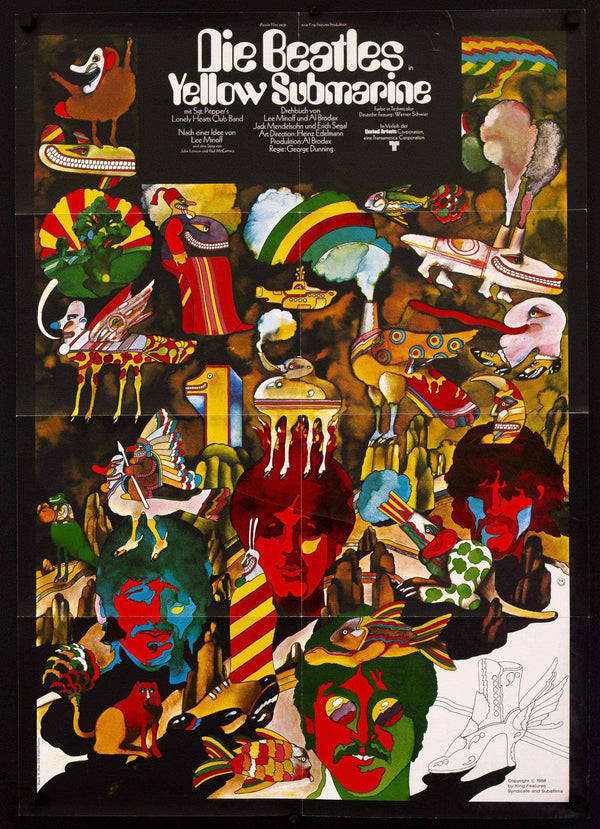 Yellow Submarine Movie Posters for Sale | Film Art Gallery