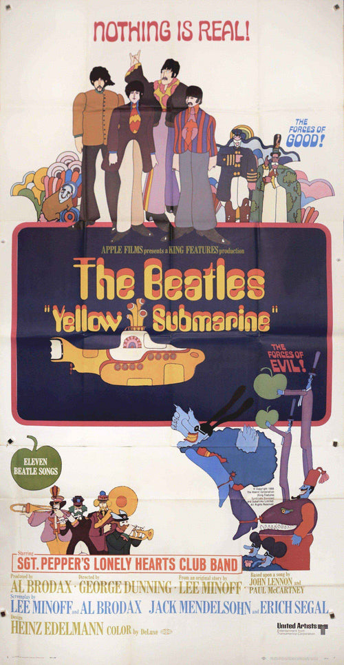 Yellow Submarine Original Vintage Movie Poster