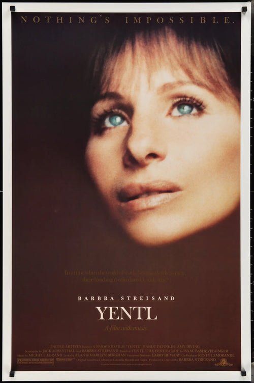 Yentl Original Vintage Movie Poster