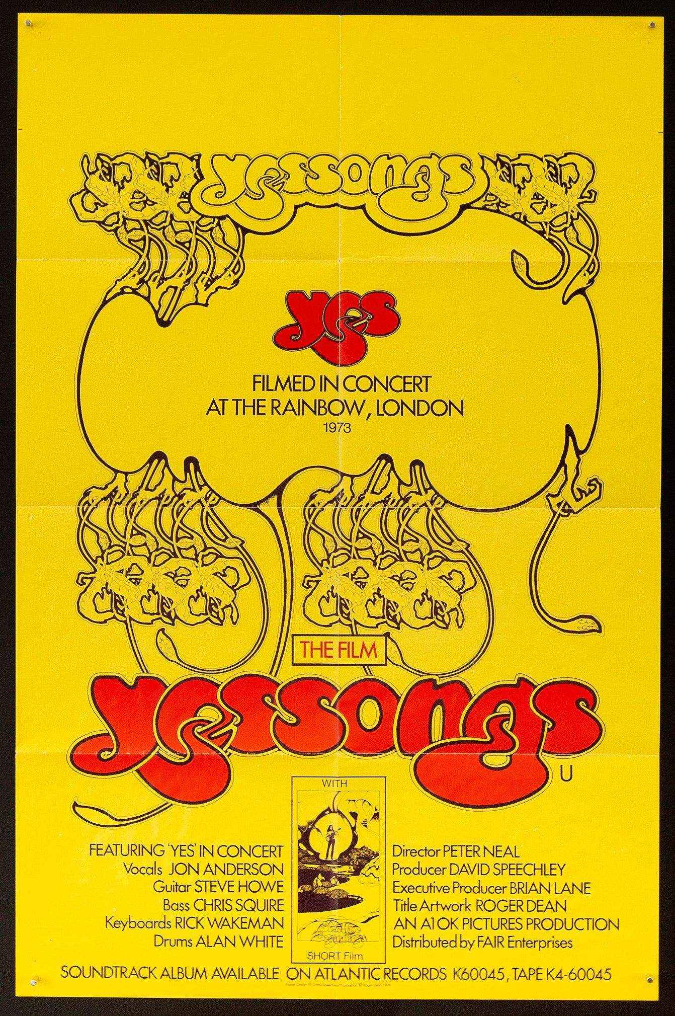 yes posters vintage