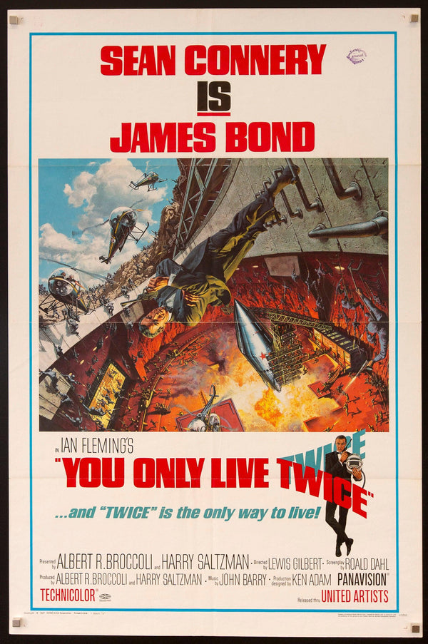 You Only Live Twice Movie Poster 1967 1 Sheet (27x41) - Film Art Gallery