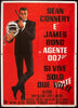 You Only Live Twice Italian 4 Foglio (55x78) Original Vintage Movie Poster