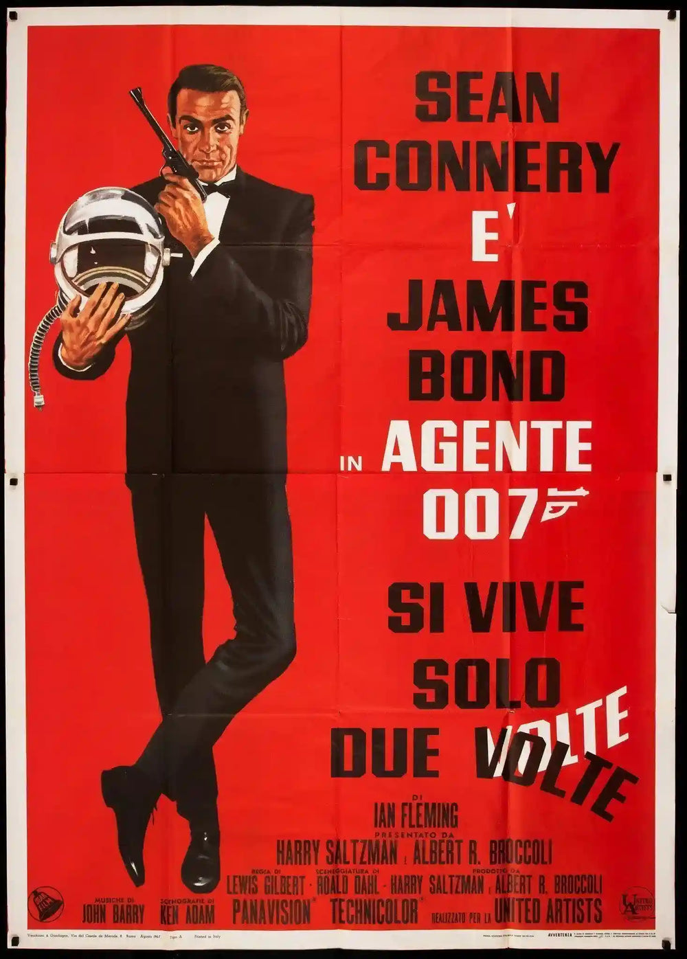 You Only Live Twice Original Vintage Movie Poster
