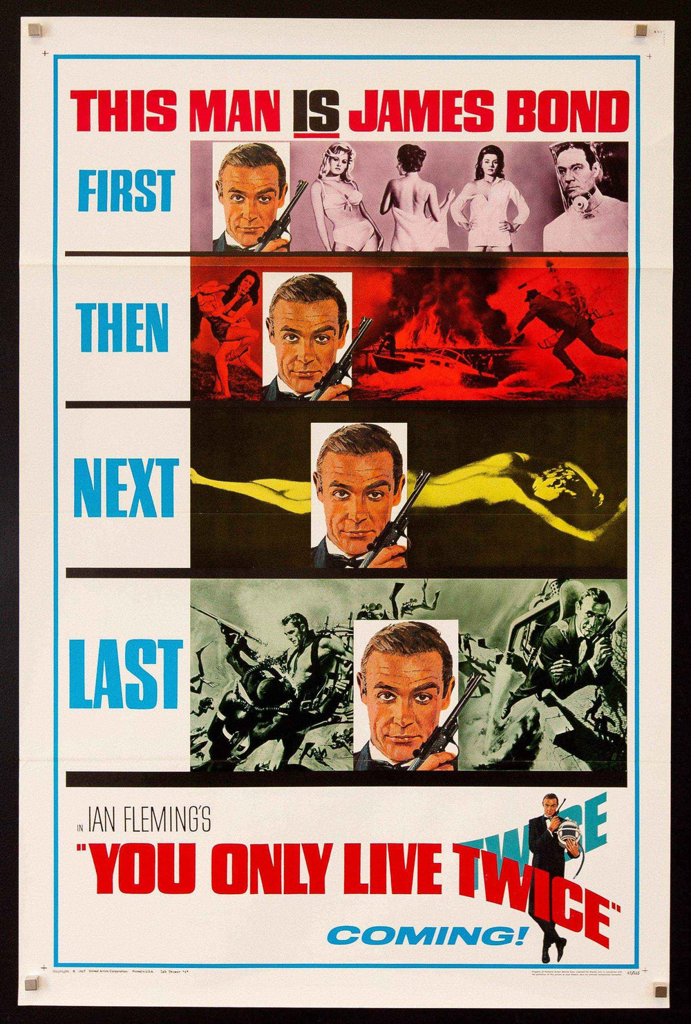 You Only Live Twice Original Vintage Movie Poster