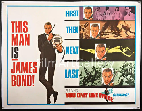 You Only Live Twice Original Vintage Movie Poster