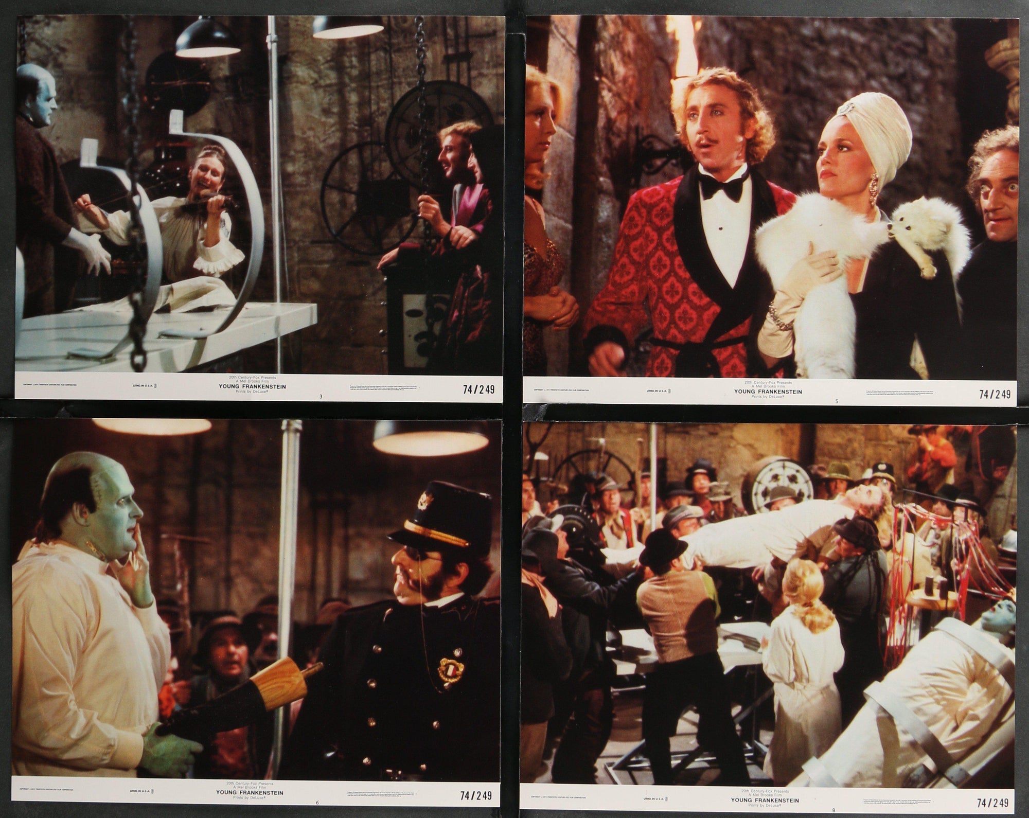 Young Frankenstein Lobby Card Set (8-11x14) Original Vintage Movie Poster