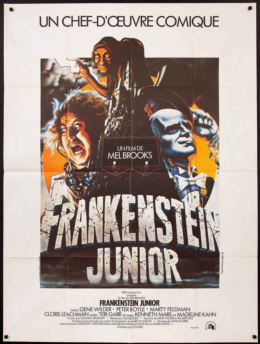 Young Frankenstein Original Vintage Movie Poster