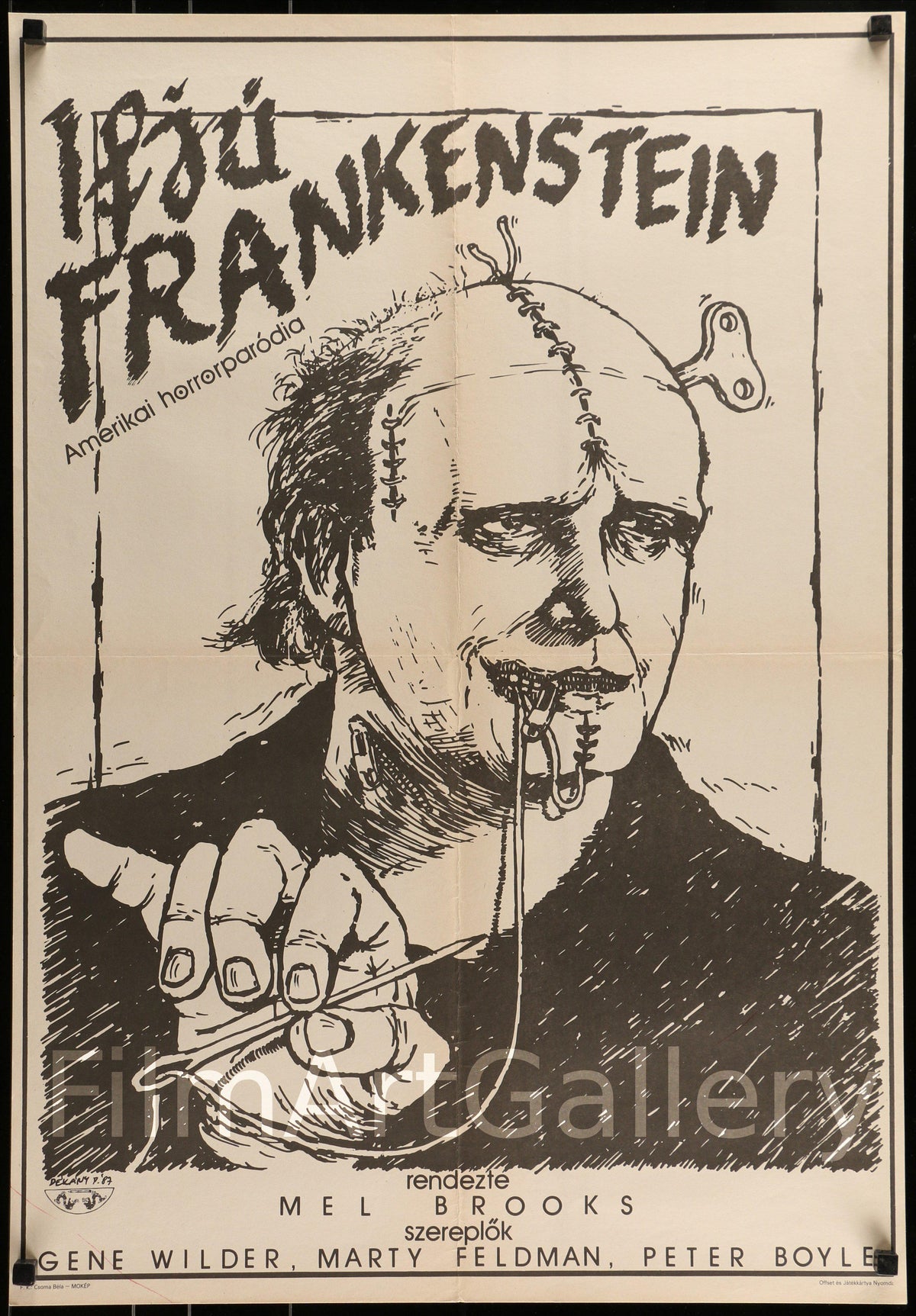 Young Frankenstein Original Vintage Movie Poster