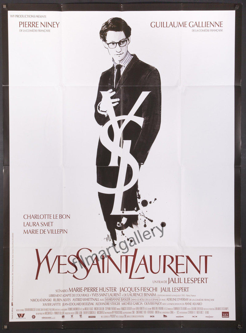 Yves Saint Laurent French 1 panel (47x63) Original Vintage Movie Poster
