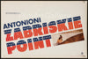Zabriskie Point Belgian (14x22) Original Vintage Movie Poster