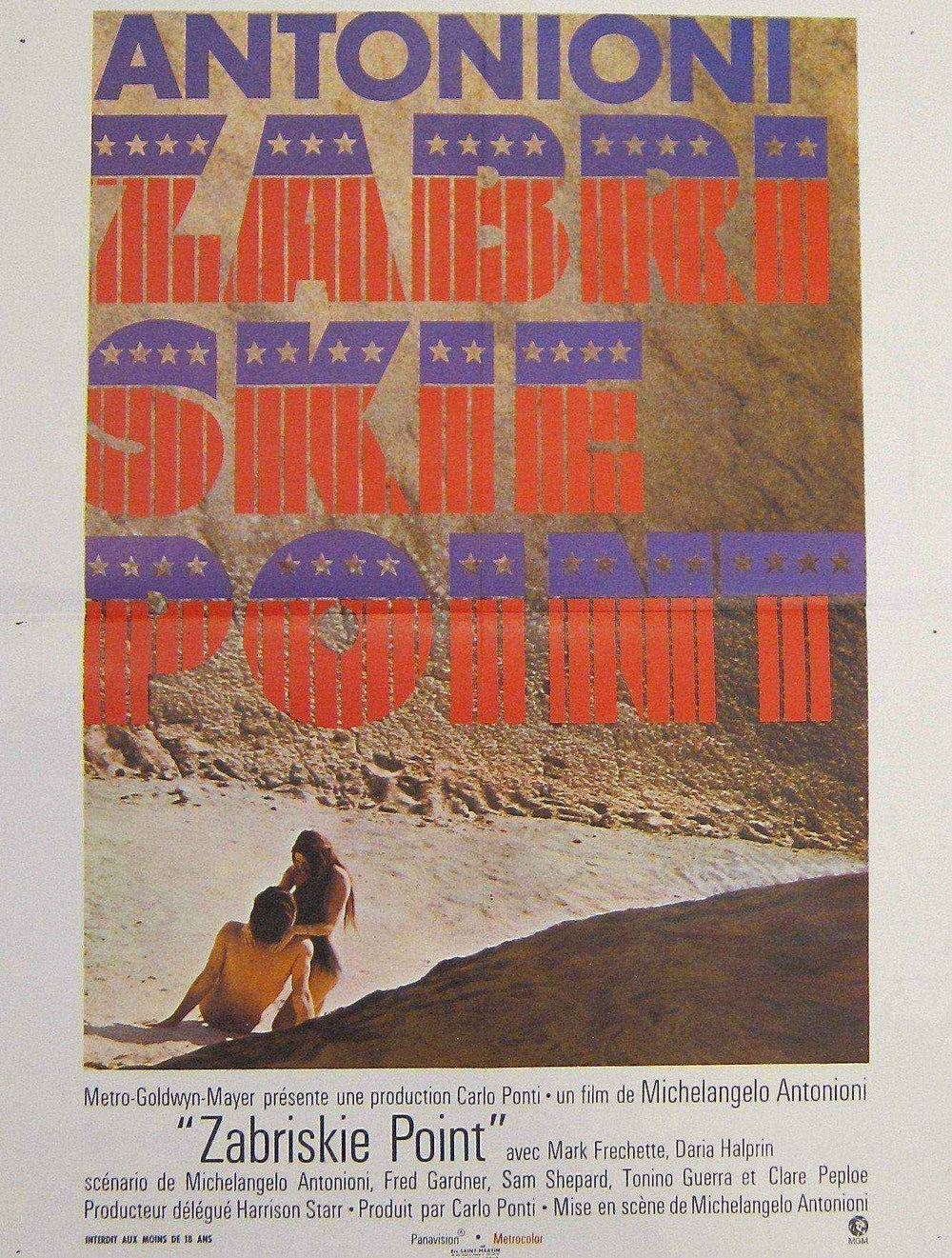 Zabriskie Point Original Vintage Movie Poster