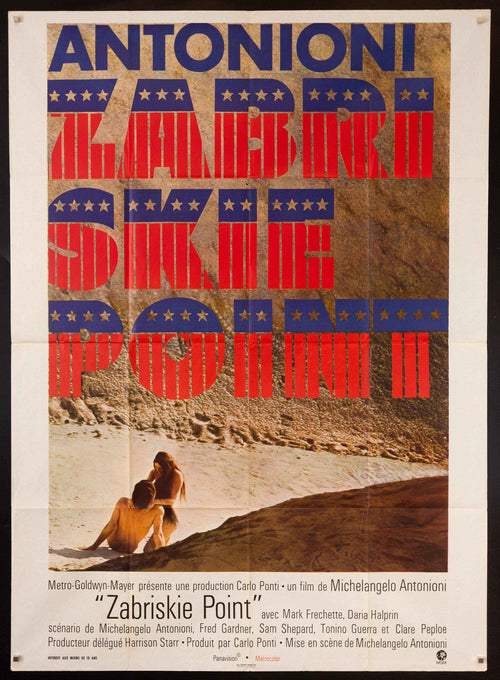 Zabriskie Point Original Vintage Movie Poster
