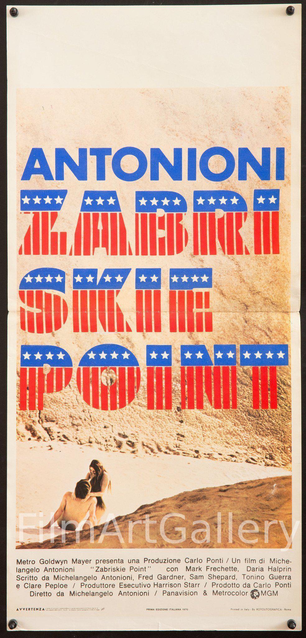 Zabriskie Point Original Vintage Movie Poster