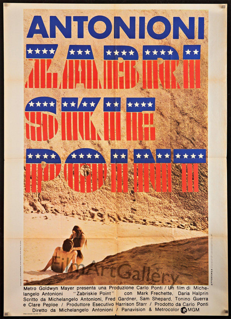 Zabriskie Point Original Vintage Movie Poster