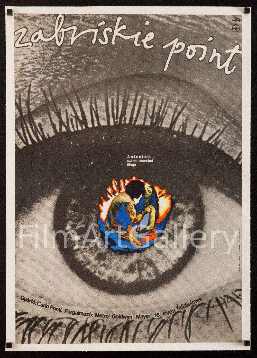 Zabriskie Point Original Vintage Movie Poster