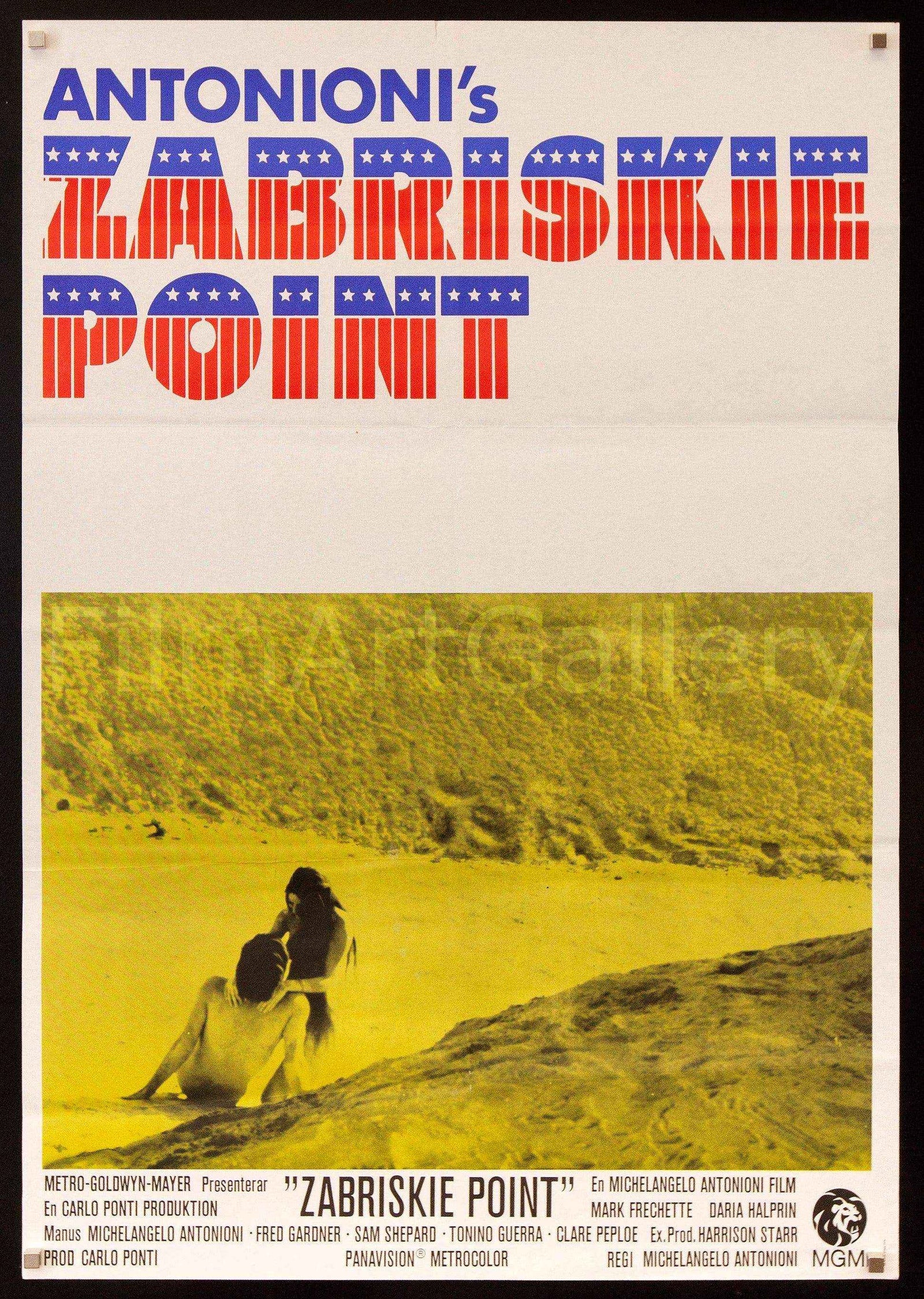 Zabriskie Point Original Vintage Movie Poster
