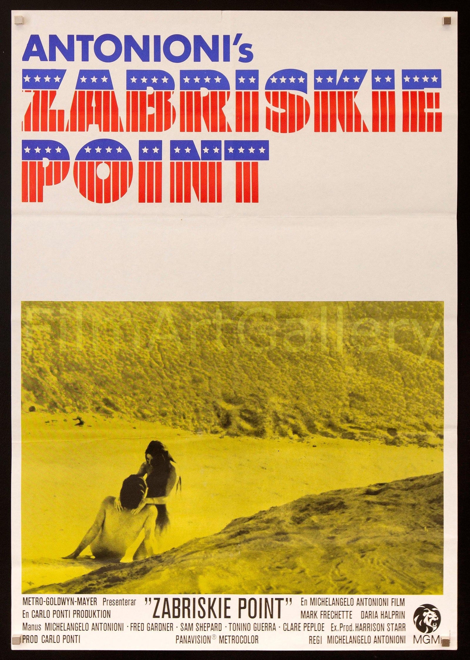 Zabriskie Point Original Vintage Movie Poster