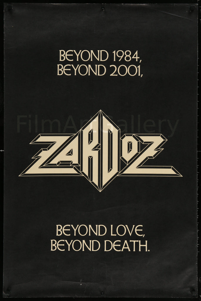 Zardoz Original Vintage Movie Poster