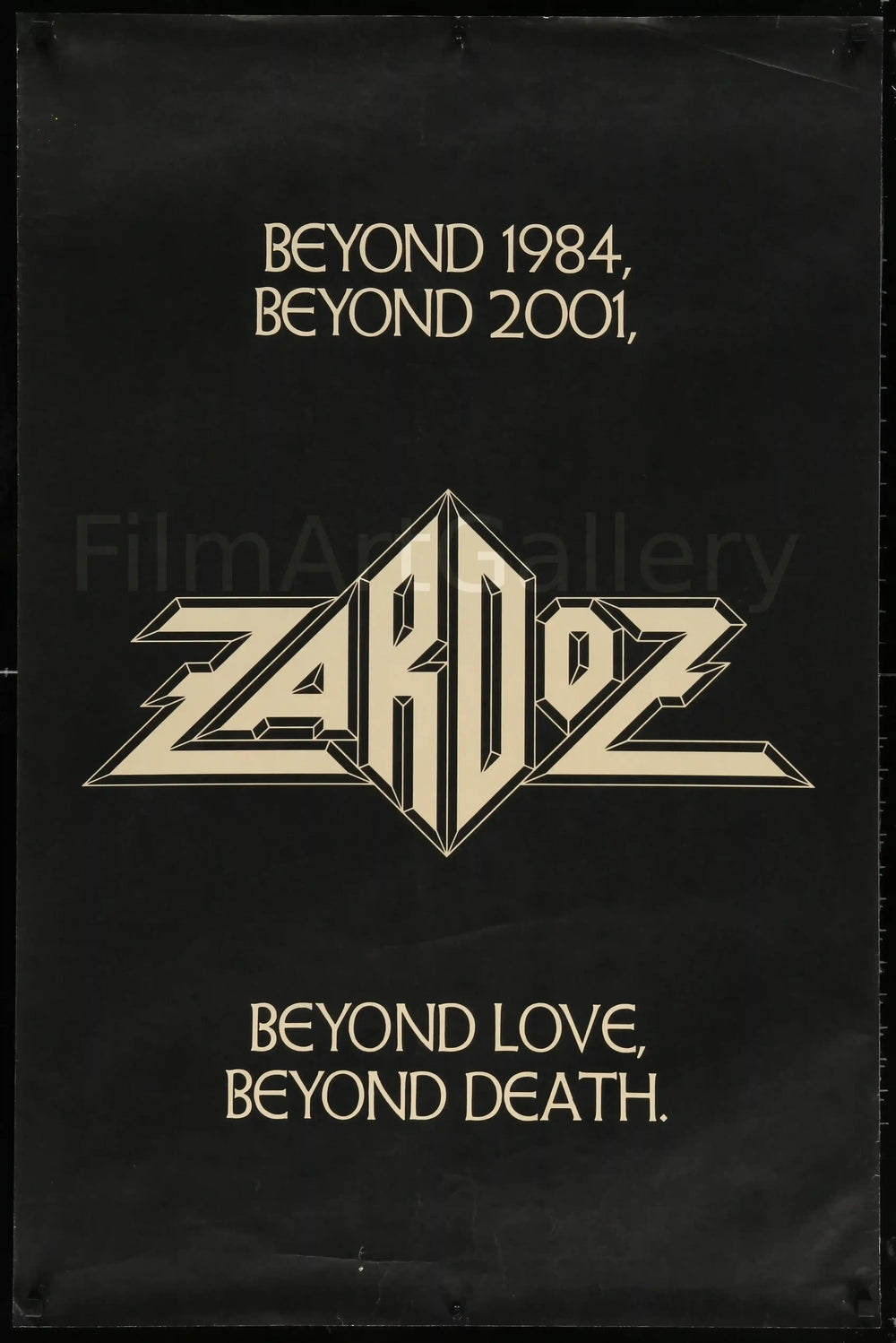 Zardoz Original Vintage Movie Poster