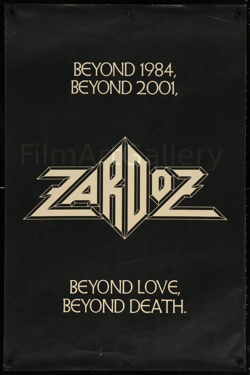Zardoz Original Vintage Movie Poster