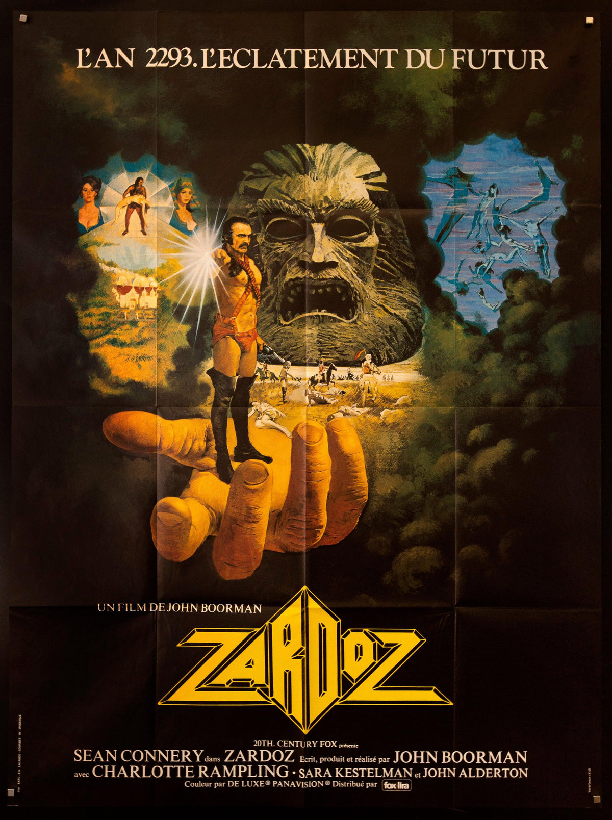 Zardoz Original Vintage Movie Poster