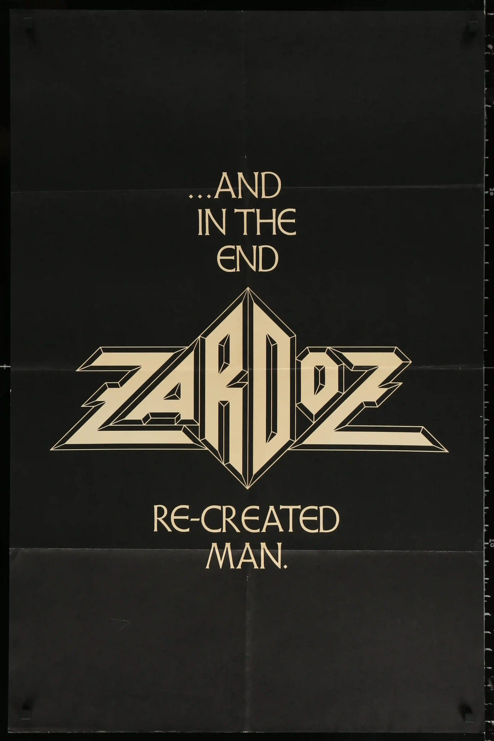 Zardoz Original Vintage Movie Poster