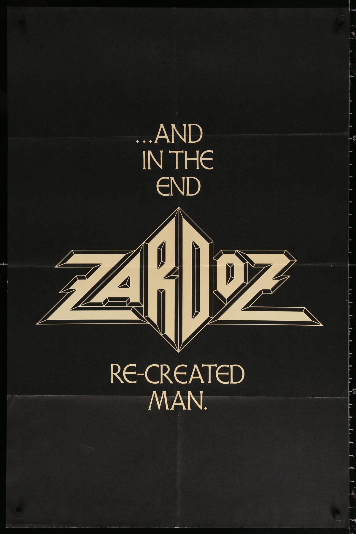 Zardoz Original Vintage Movie Poster