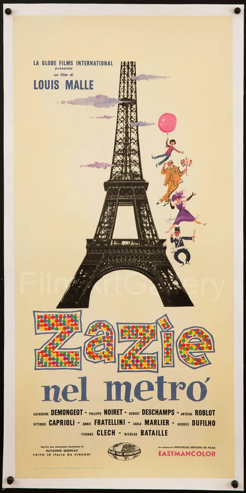 Zazie Dans Le Metro Original Vintage Movie Poster