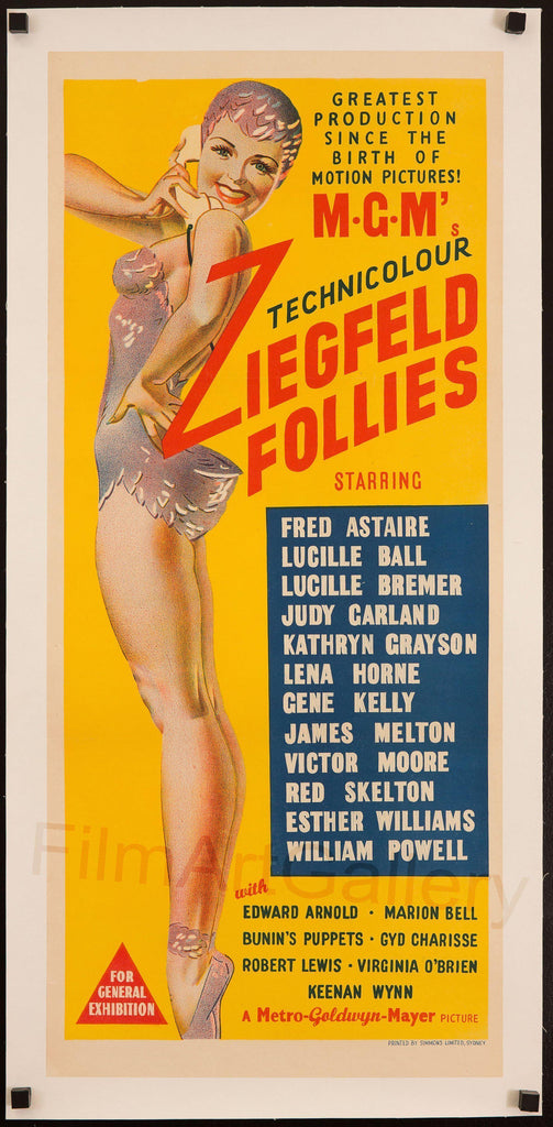 Ziegfeld Follies Original Vintage Movie Poster