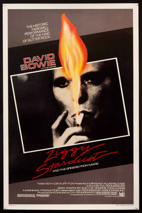 Ziggy Stardust and the Spiders From Mars Original Vintage Movie Poster