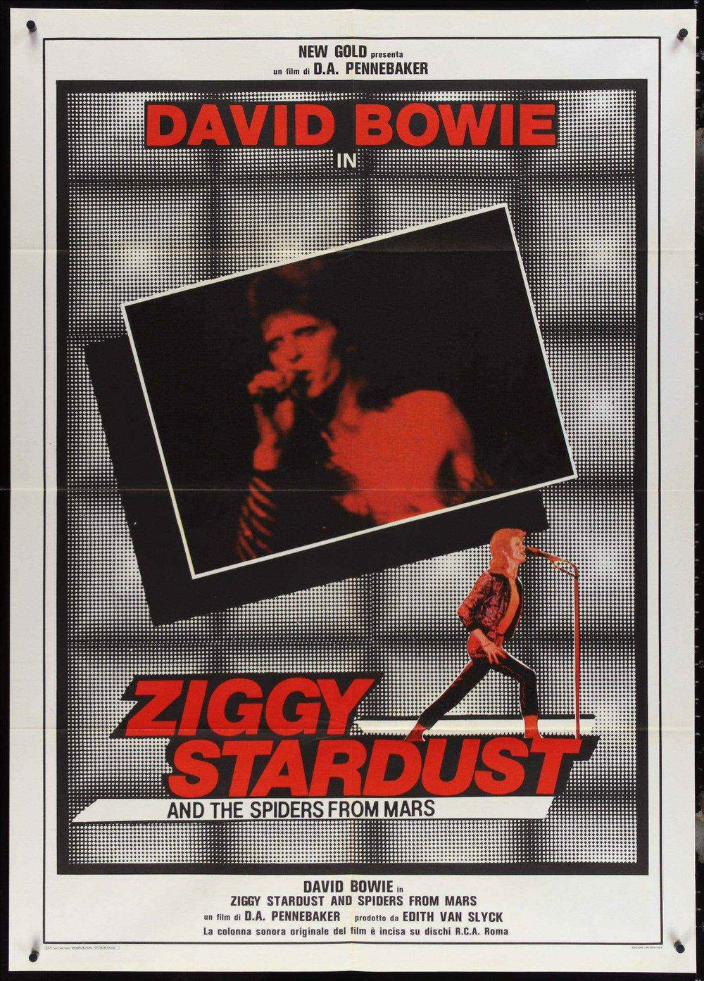 Ziggy Stardust and the Spiders From Mars Original Vintage Movie Poster