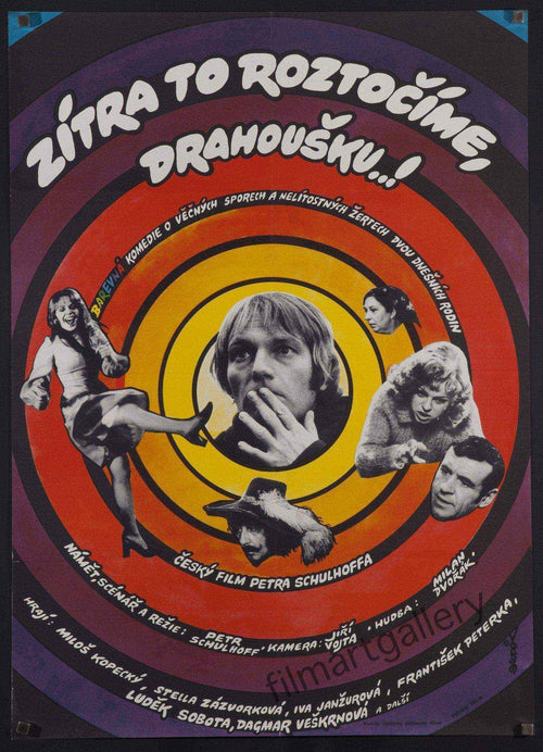Zitra To Roztocime Drahousku Original Vintage Movie Poster