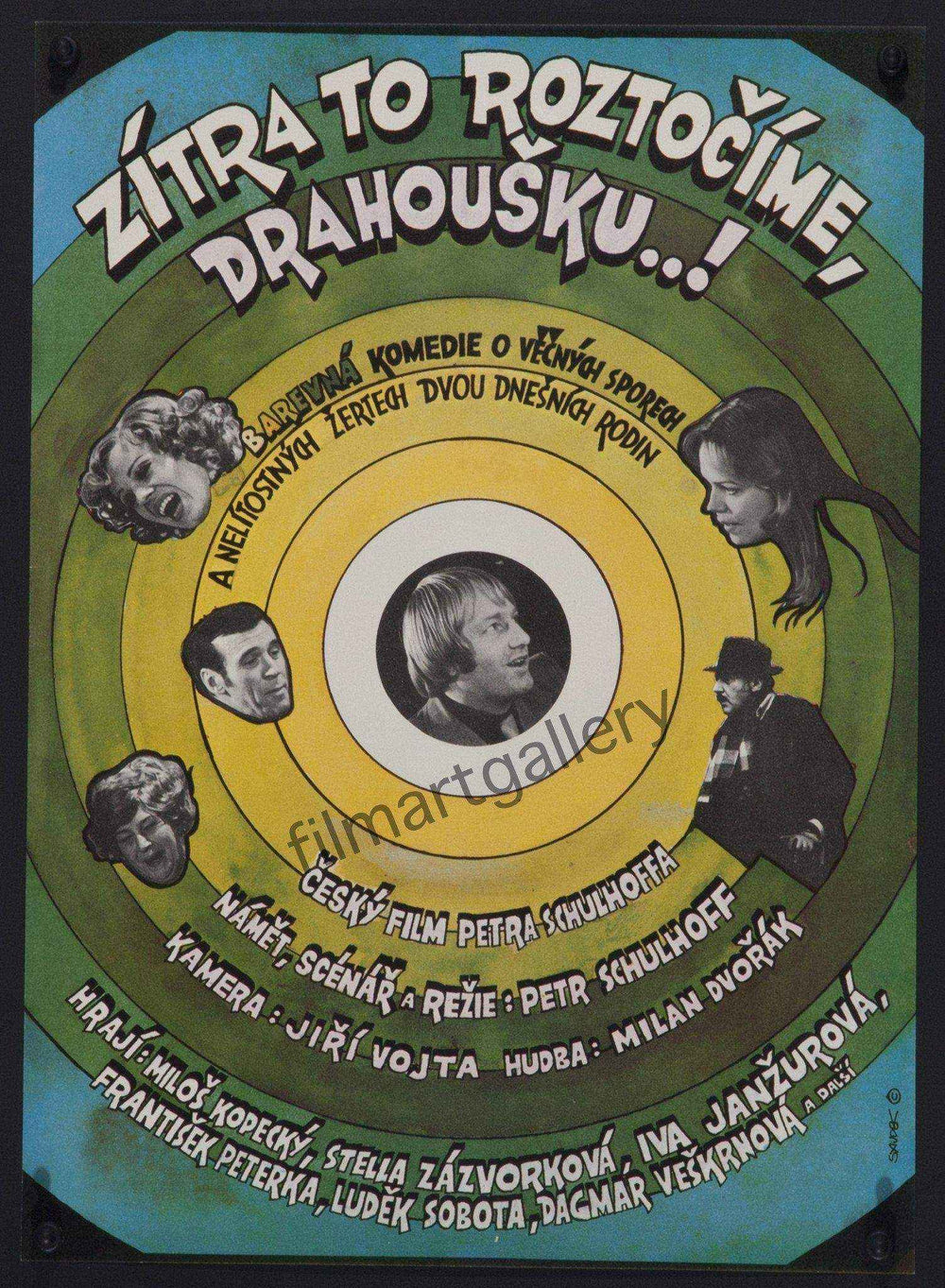 Zitra To Roztocime Drahousku Original Vintage Movie Poster