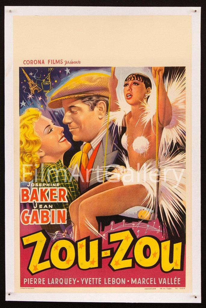 Zouzou Original Vintage Movie Poster