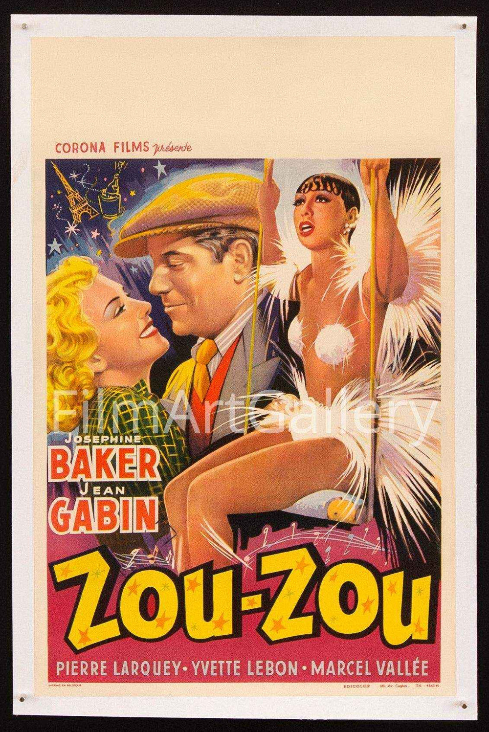 Zouzou Original Vintage Movie Poster