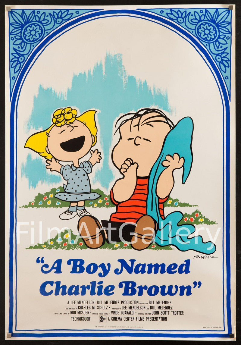 A Boy Named Charlie Brown 1 Sheet (27x41) Original Vintage Movie Poster