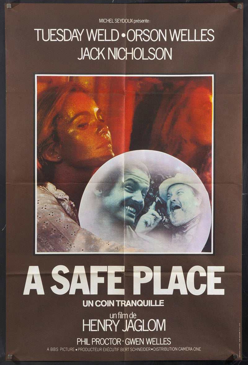 A Safe Place French medium (31x47) Original Vintage Movie Poster
