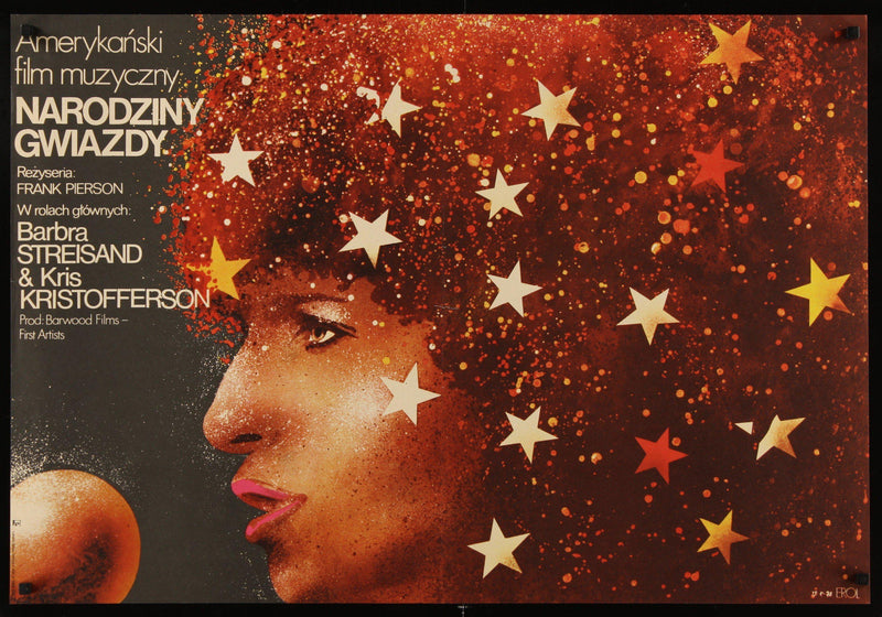 A Star is Born Polish B1 (26x38) Original Vintage Movie Poster