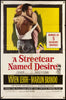 A Streetcar Named Desire 1 Sheet (27x41) Original Vintage Movie Poster