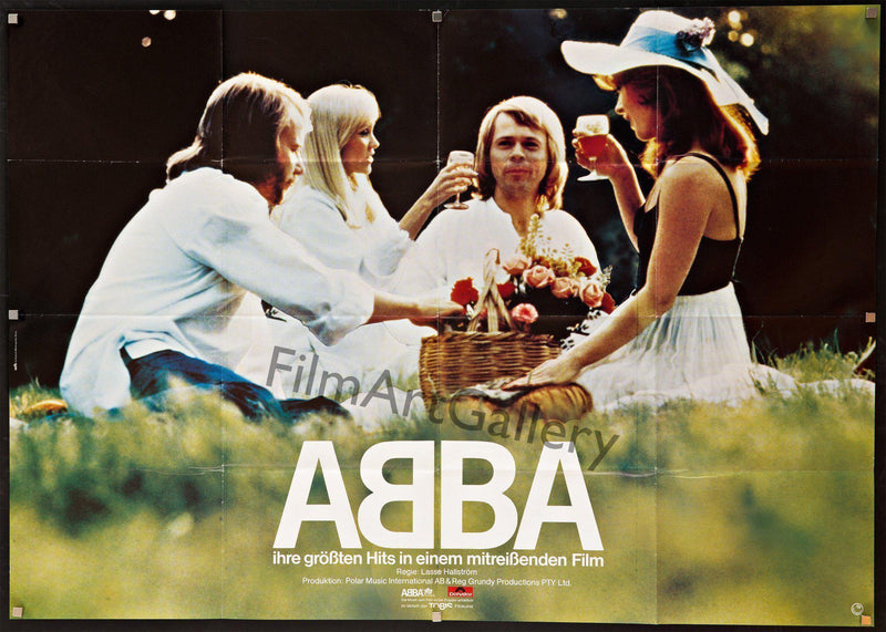 Abba The Movie German A0 (33x46) Original Vintage Movie Poster