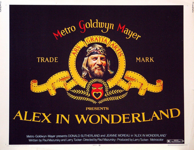 Alex in Wonderland Half sheet (22x28) Original Vintage Movie Poster