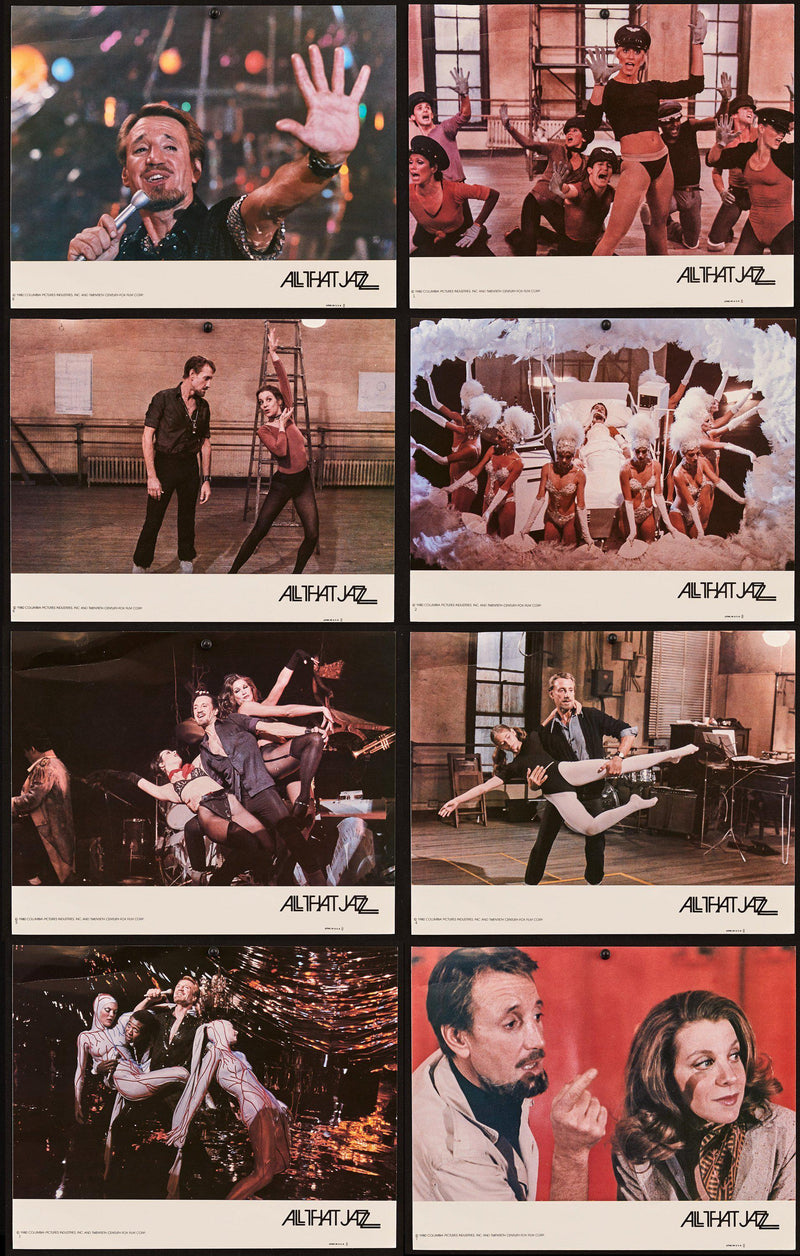All That Jazz Lobby Card Set (8-11x14) Original Vintage Movie Poster